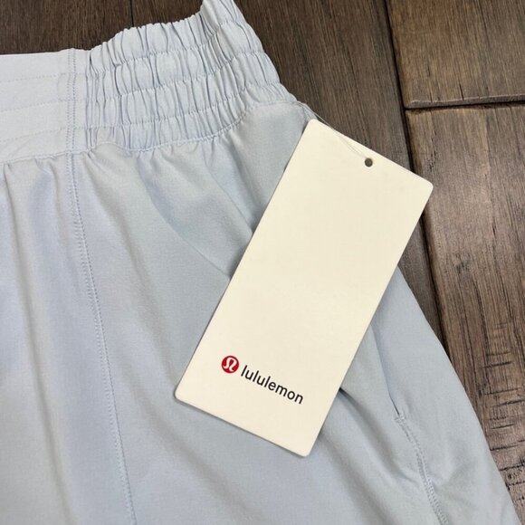 Lululemon NWT Hotty Hot High-Rise Lined Short 4" Starch Blue - Picture 4 of 7